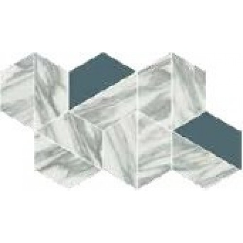ColiseumGres Декор Уффици Уайт Трапециум 18x31,4 620110000125