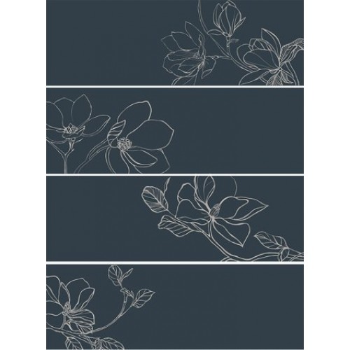 Creto Панно Ekzotic bloom (из 4-х плиток) 90x120 06-01-1-81-03-65-1889-0