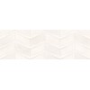Delacora Плитка Evan Сhevron White 24,6x74 WT15EVA05R