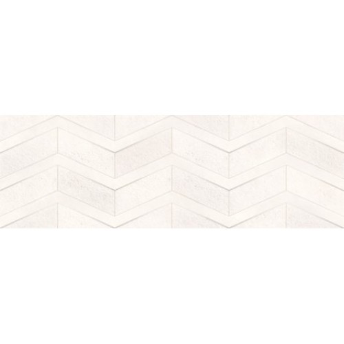 Delacora Плитка Evan Сhevron White 24,6x74 WT15EVA05R