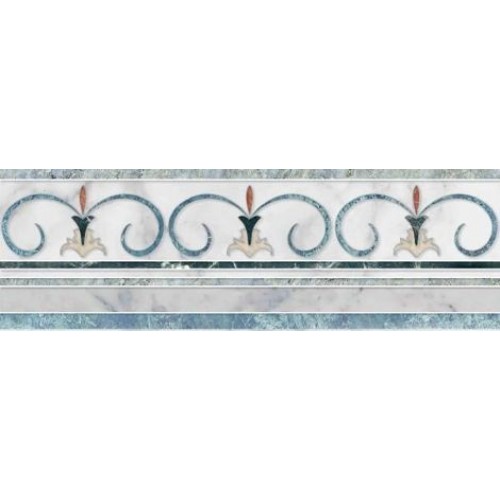 Europa Ceramica Бордюр Losanga Louvre 15x45 