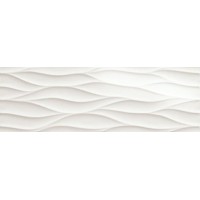 Плитка Lumina Curve White Gloss 25x75