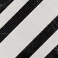 Декор Roma Diamond Righe Carrara Nero Reale Inserto 60x60