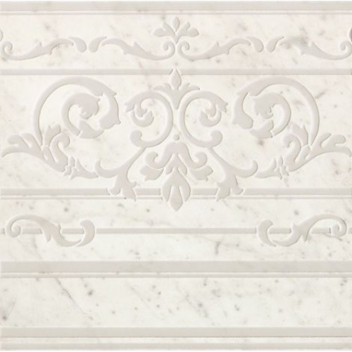 Fap Ceramiche Декор Roma Diamond Roma Diamond Carpet Carrara Border Inserto 60x60 