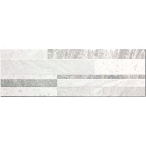 Fap Ceramiche Плитка Roma Diamond Deco White 25x75 