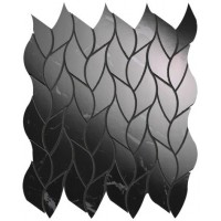 Мозаика Roma Gold Nero Elegante Leaves Mosaico Brillante