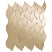 Мозаика Roma Gold Onice Miele Leaves Mosaico Brillante