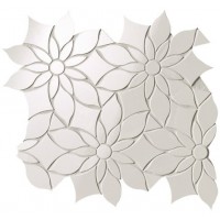 Мозаика Roma Gold Onice Neve Daisy Slash Mosaico