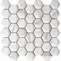 Мозаика Hexagonal Calacata