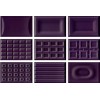 Imola Ceramica Плитка Cento Per Cento Cacao VA Violet 12x18 CACAO VA