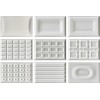 Imola Ceramica Плитка Cento Per Cento Cacao W White 12x18 CACAO W