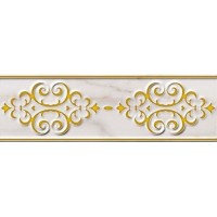 Бордюр Charme Evo Wall Project Calacatta Listello Deluxe 8x25