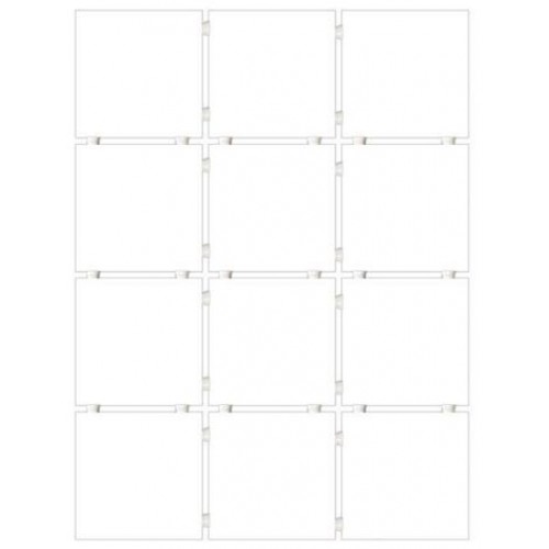 Kerama Marazzi Плитка Конфетти белый Глянцевый Настенная 30x40 1146Т