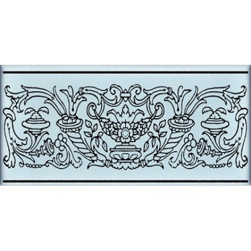 Kerama Marazzi Декор Авеллино голубой 7,4x15 STG\A509\16004