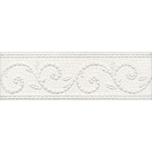 Kerama Marazzi Бордюр Борсари орнамент обрезной 8x25 HGD\A127\12103R