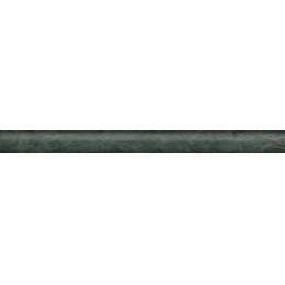 Бордюр Эвора зеленый глянцевый обрезной 2,5x30