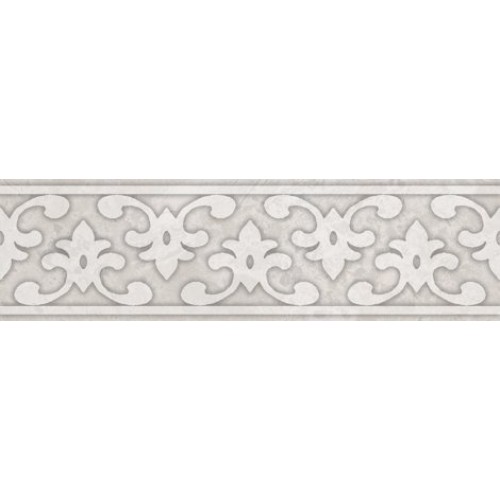 Kerama Marazzi Бордюр Ферони серый светлый матовый 5,7x20 OS\A296\8349