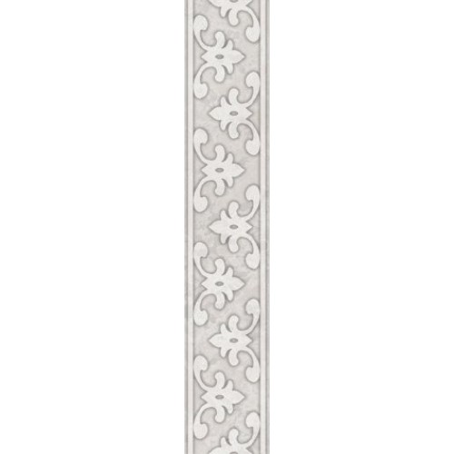 Kerama Marazzi Бордюр Ферони серый светлый матовый 5,7x30 OS\A295\8349