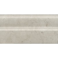 Плинтус Карму серый светлый матовый обрезной 15x30