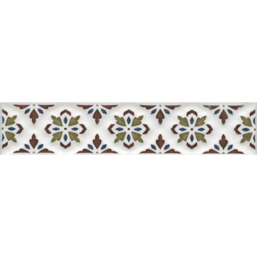 Kerama Marazzi Бордюр Клемансо Орнамент B621 3,1x15 STG\B621\17000