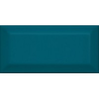 Плитка Клемансо бирюзовый грань 7,4x15