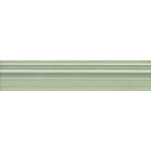 Kerama Marazzi Бордюр Левада Багет зеленый светлый глянцевый 5,5x25 BLE018