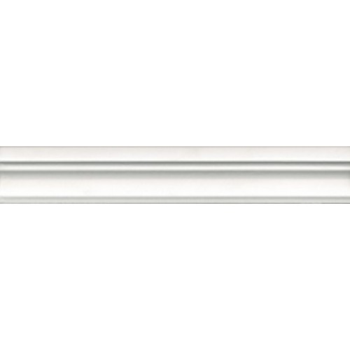 Kerama Marazzi Бордюр Магнолия багет белый матовый обрезной 5x30 BLC025R