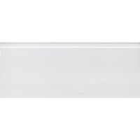 Плинтус Магнолия белый матовый обрезной 12x30