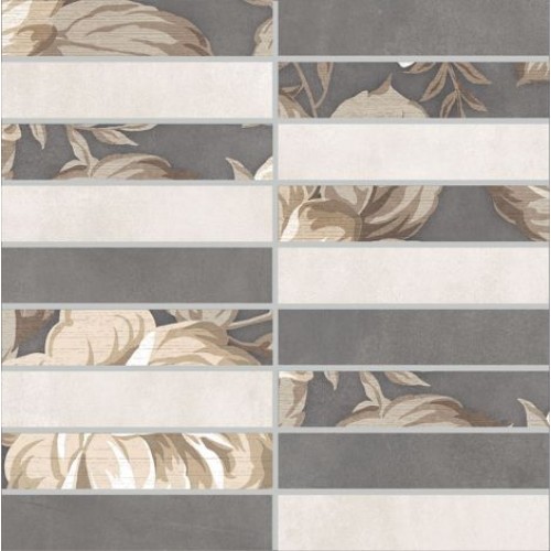 LB-Ceramics Мозаика Fiori Grigio 1932-0012