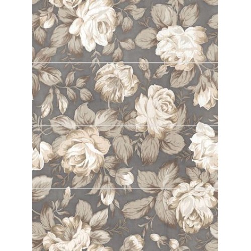 LB-Ceramics Панно Fiori Grigio Цветы (из 4-х плиток) 60x80 1608-0116