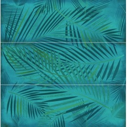 Панно Ипанема зеленое (из 3-х плиток) 60x60
