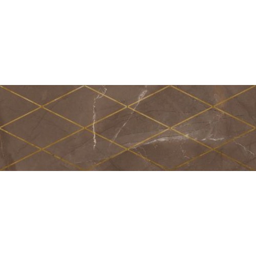 LB-Ceramics Декор Миланезе Дизайн Марроне Римский 20x60 1664-0147