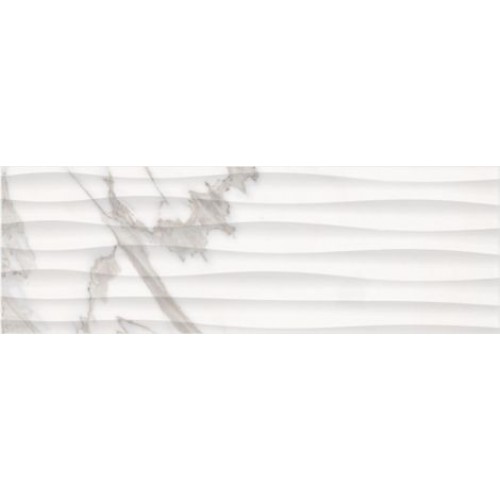 LB-Ceramics Плитка Миланезе Дизайн Каррара Волна 20x60 1064-0158