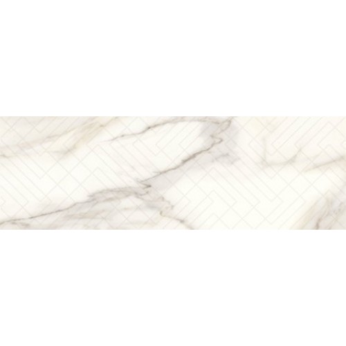 Paradyz Декор Calacatta Sparkle Gold Inserto Polysk 29,8x89,8 
