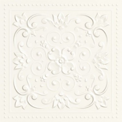 Paradyz Плитка Classy Chic Bianco Struktura B 19,8x19,8 