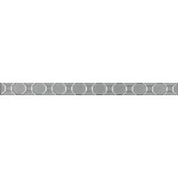 Бордюр Martynika Silver Listwa Szklana 3x40