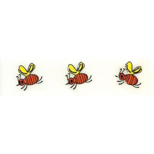 Сокол Бордюр Пчелы на белом 5x20 677