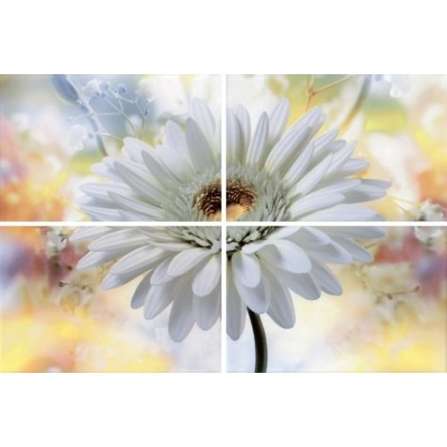 Terracotta.pro Панно Alba Gerbera (из 4-х плиток) 40x60 AL-P-GRB