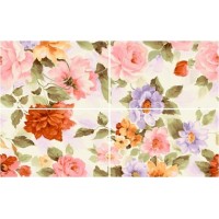 Панно Line Rose 2 (из 4-х плиток) 50x80
