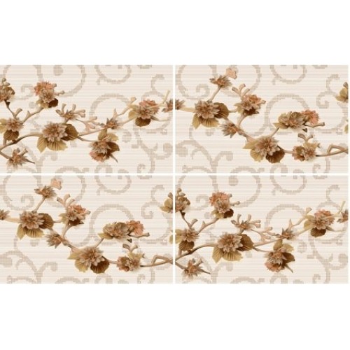 Terracotta.pro Панно Line Vine (из 4-х плиток) 50x80 LN-P-VIN2