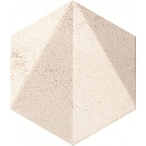 Tubadzin Декор Free Space White hex STR 11x12,5 