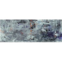 Декор Grunge Decor szklany blue A 32,8x89,8