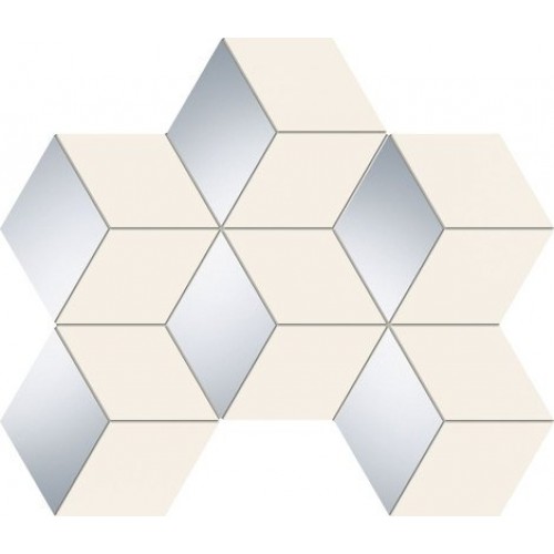 Tubadzin Мозаика Senza white hex 