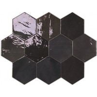 Плитка Zellige Hexa Graphite 10,8x12,4