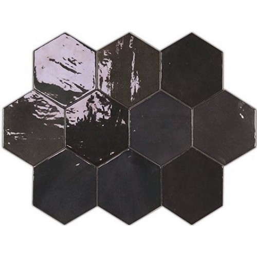 WOW Плитка Zellige Hexa Graphite 10,8x12,4 