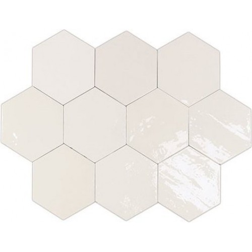 WOW Плитка Zellige Hexa White 10,8x12,4 