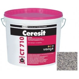 Visage СТ 710 Декоративная штукатурка с эффектом природного камня Гранит Dolomite Grey (20 кг)