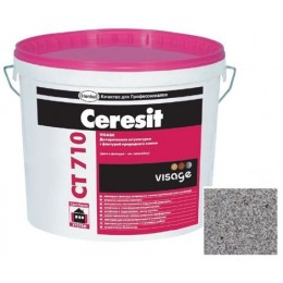 Visage СТ 710 Декоративная штукатурка с эффектом природного камня Гранит Himalaya Grey (20 кг)