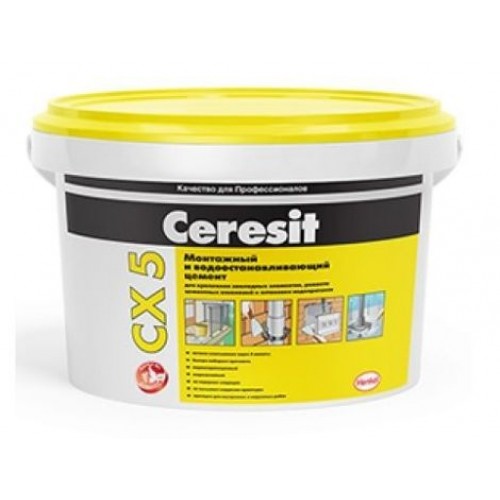 Ceresit СХ 5 Монтажный и водоостанавливающий цемент 2 кг 