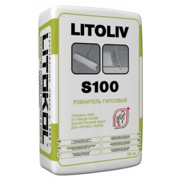 LITOLIV S100 Гипсовый ровнитель для пола 25 кг